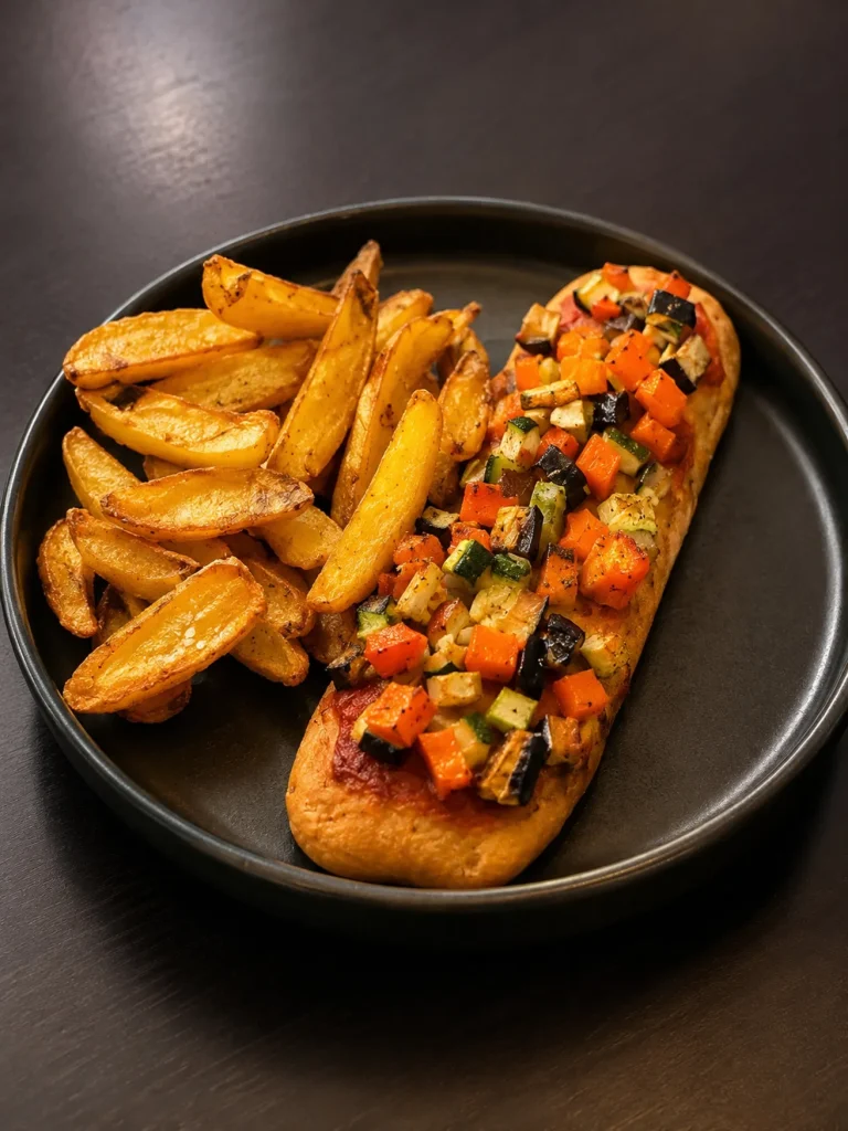 Coca de verduras con patatas