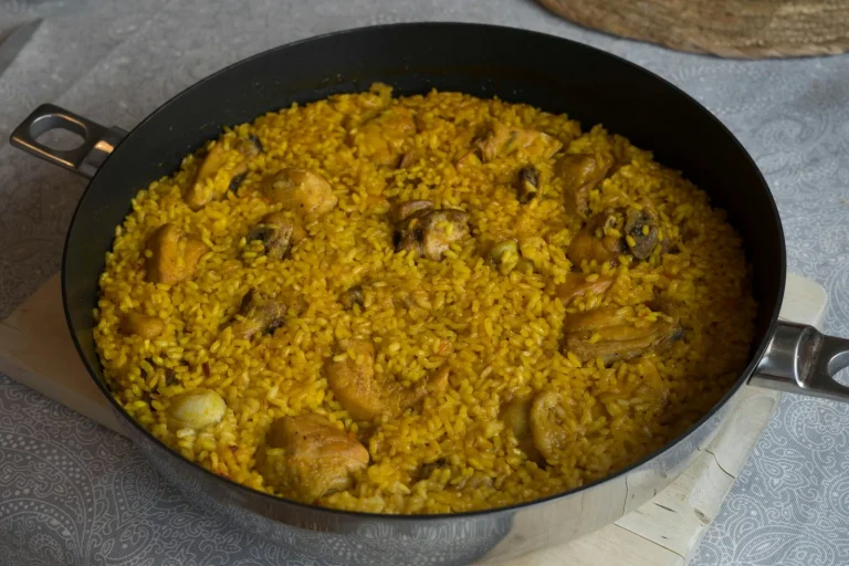 Arroz en paella