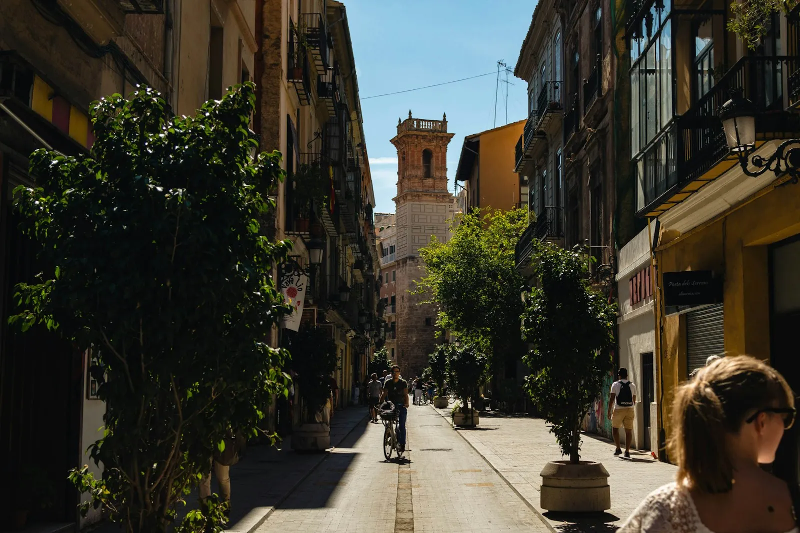 Calle de Ciutat Vella en Valencia